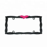 Custom Plastic Blank car License Plate Frames Wholesale