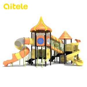 custom simple outdoor playground equipment with children slide swing sets toys for kids