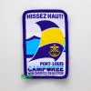 Custom sublimation woven patches for clothing iron-on patch in cheap price