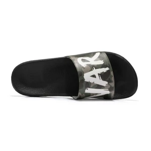 Custom Summer camouflage sandal You Own Brand Name And Logo Eva sole pu slides camo men slippers with print