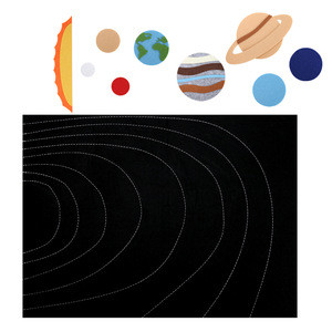 Buy Custom The Solar System Educational Toy Felt Funny Baby Soft ...
