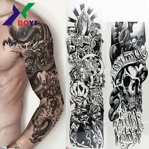 Custom Waterproof Body Hand Back Arm Permanent Temporary Tattoo Sticker