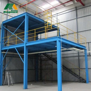 Customer size warehouse multi-level steel structure platforms rack