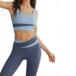 Customize Plus Size Yoga Sets Gym Fitness Clothing Sport Bra Top Fitness Sportswear Womens Leggings Activewear Sets For Women