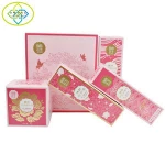 Customized colorized thick card box for cosmetic tools for toothpaste box packing printing