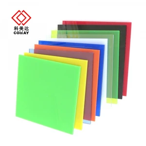 Customized Colors Cast Acrylic Sheets 2-30mm 4x8ft