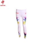 customized digital printing coolmax sublimation baselayer bottoms. Ladies fitness high stretch legging pants,cheerleader uniform