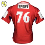 Customized Double-sided sublimation blank Rugby jersey