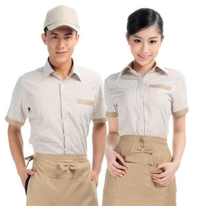 Customized Hotel Staff Cotton Housekeeper Uniform