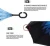 Import Customized Logo Creative Double-Layer C-Shaped Hand-Free Long Handle Reverse Umbrellas// from China