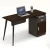Import Customized Modern Compact Simple Design MFC Wooden Desktop Office Steel Legs Writing Computer Desk Single 1 Seat Workstation from China
