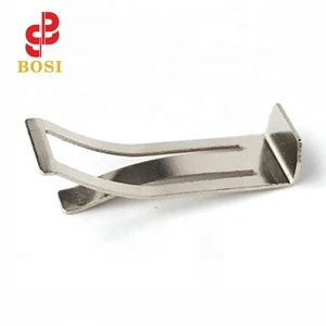 Customized OEM Good Quality Stainless Steel Flat Metal Clip