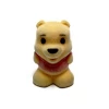 Customized Plastic PVC Miniature Toys Flocked Bears Animals Figurines