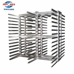 Customized stainless steel aluminum trolley for freeze drying machine