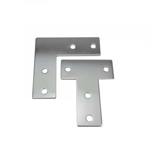 Customized Stainless steel heavy duty plate flat T Z L l shape corner bracket for construction