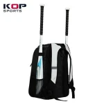 Customized Sublimated White Softball Baseball Bat Backpack