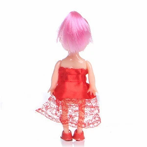 Cute cheap 3 inch mini baby small plastic doll baby toys