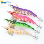 Cuttlefish bait salt water dark fishing fluorescent squid jig machine bait hook