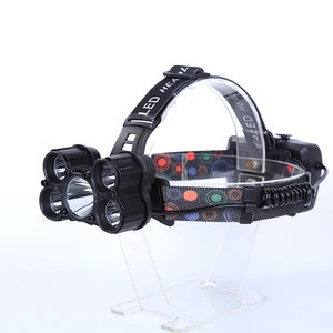 CYSHMILY Rechargeable 18650 Battery High Power 5*T6 Outdoor Fishing Headlight 10W high power rechargeable led headlamp