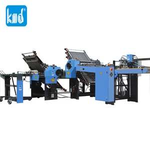 D0683 KMD 660T 6buckles+4buckles high speed and new condition paper folding machine