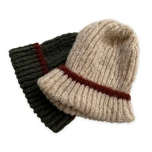 DE MARVI Girls Boys Casual Knitted Beanie Winter Hat OEM Wholesale MADE IN KOREA