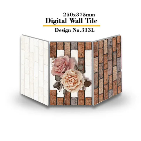 Decorative Wall Tiles 250x375 mm Ceramic Digital HD Print Kitchen Bathroom Room Decorative Wall Tiles Indian Wall Tiles