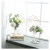 Import Desktop glass vase with metal frame modern creative hydroponic vase metal flower planter glass from China