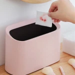 Desktop Waste Bin Mini Storage Box Cleaning Supplies Cute Table Storage Bin