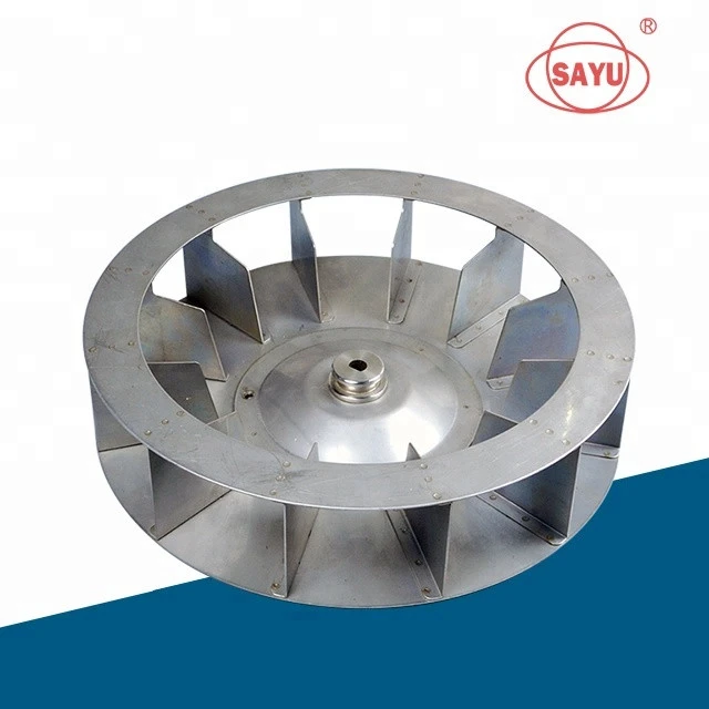 Dia 350mm 304stainless steel motor oven centrifugal impeller
