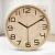 Import Digital Analog clock Wooden Frame Wall Clock 12 inch Wood Clock from China