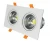 Import Dimmable 14W warmwhite 3000K 4000k grille double downlight for hotel lighting from China