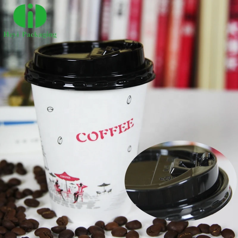 Disposable  Hot Insulation Foam Paper Cup Matching With  PP Lids