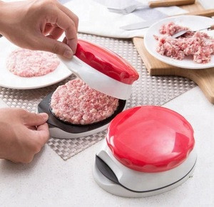 DIY Homemade Hamburger Press/ABS Adjustable Hand Held Hamburger Patty Make Slicer Kitchen Tool