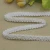 Import DIY Knitted Braid White Black Lace Ribbon Crocheted Sewing Decoration double 8-type 1cm Wide braided polyester lace trim from China