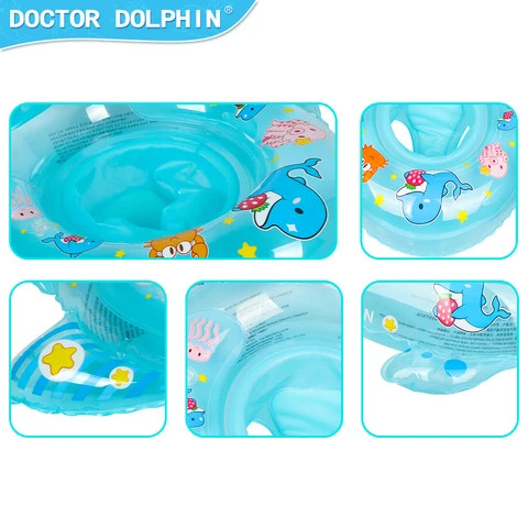 Buy Doctor Dolphin Kids Summer Swim Tube Glitter Animal Baby Float Seat ...