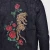 Import Dongguan jacket manufacturer custom embroidered mens black denim jacket wholesale from China