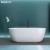 Import doporro high quality Acrylic small durable whirlpool bathtub freestanding white bath tub from China