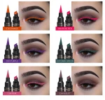 Double Head Eyeliner Waterproof Eyeliner Liquid Eyeliner Stamp fast Dry Black Pencil Cosmetic Eye liner Smooth MakeUp Tools