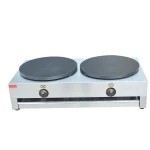 Double Plates Crepe Machine / Gas Crepe Maker