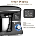 Dough kitchen mixer Household commercial vertical food multi-functional LCD food mixer
