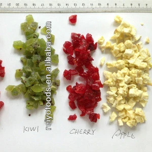 Dried cherry fruit dices bulk packing