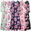 Dropshipping China Suppliers Wholesale Private Label Floral Long Sleeve Women Maxi Dress