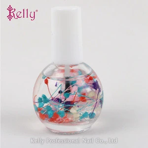 Dry Flowers Nail Cuticle Oil with Glass Bottle Cuticle Revitalizer Oil Essential Oil for Nail Care