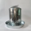 Durable Large Capacity12L Metal Galvanized Chicken Poultry Feeder