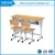 Import Durable School Furniture Attached School Desk And Chair from China