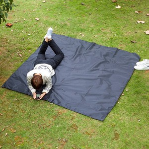 durable solid Oxford mats black picnic mats professional outdoor camping floor mats