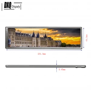 DXQ 8.8 Inch  TFT IPS LCD Display Module with Touch 1920*480 pixel 500 nits MIPI Interface HD 2K TFT LCD Display Screen Panel