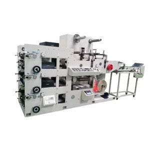 DYRY-3C-320 Label Paper 3 color flexographic printing machine paper paper film label roll printing machine