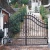 Import Easily Assemble wrought iron galvanized steel fence railing decoration gate grill garden gates wrought iron main gate designs from China