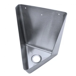 Easy urinal installation stainless steel corner urinal